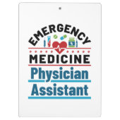 Noodmedicijnassistent Klembord (Achterkant)