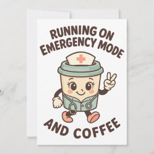 Noodmodus actief - gevoed door koffie kaart