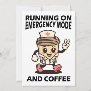 Noodmodus actief - gevoed door koffie kaart