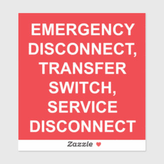 Noodontkoppeling, label overdrachtschakelaar