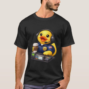Noodoproep 911 Dispatcher Rubber Eend Eend T-shirt