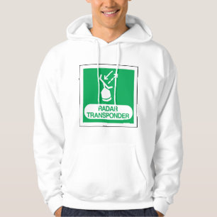 Noodradartransponder Veiligheidsschild Hoodie