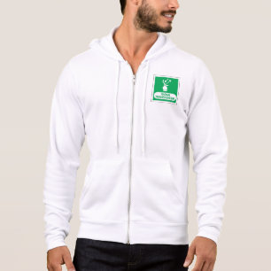 Noodradartransponder Veiligheidsschild Hoodie