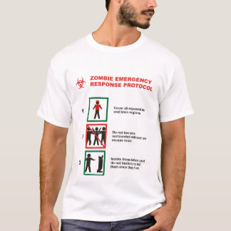 Noodresponsprotocol Zombie T-shirt