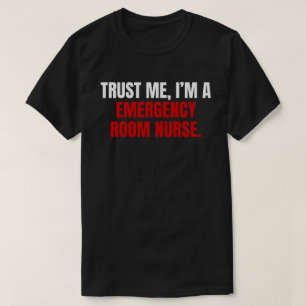 Noodruimte verpleegster t-shirt