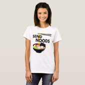 Noods Ramen Noodles T-shirt (Voorkant volledig)