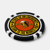 NOODSITUATIE BIER aangepaste pub / bar chips (Enkel)