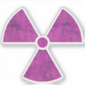 Noodstralingssymbool Sticker (Voorkant)