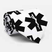 Noodtoestand EMS-Logo Stropdas (Opgerold)