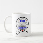 Noodtoestand van medische technicus. EMT Cadeau Koffiemok (Links)