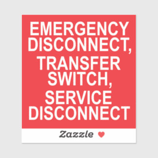 NOODVERBINDING VERBREKEN, LABEL OVERDRACHTSSCHAKEL