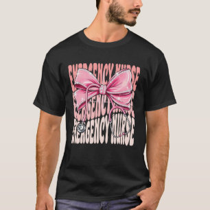 Noodverpleegster Week Dag voor Vrouwen Roze Coquet T-shirt