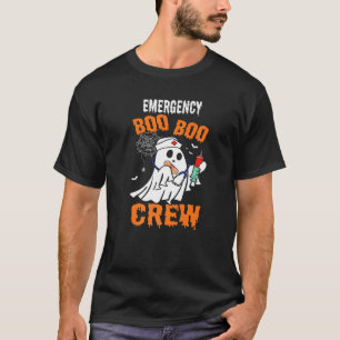 Noodverpleger Boo Crew ER Nurse Nursing Hallowee T-shirt
