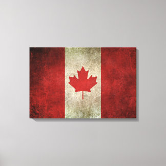  noodvlag van Canada Canvas Afdruk