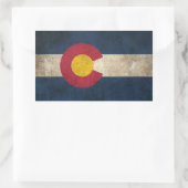 noodvlag van Colorado Rechthoekige Sticker (Tas)