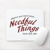 Noodzakelijke dingen muismat (Met muis)