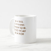 nooit 2 vroege 4 WOW Koffiemok (Voorkant links)