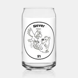 Nooit 51 Beaver vs Eagle Blikvorm Glas
