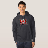 Nooit 51, Canadese vlag, Hoodie (Voorkant volledig)