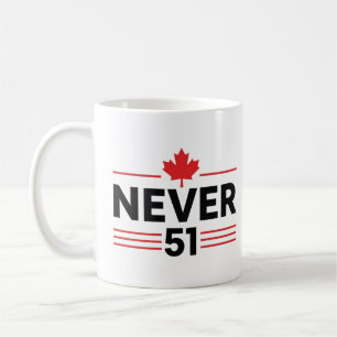 Nooit 51 State Canada Vlag - Trots en Patriottisch Koffiemok