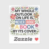 Nooit afgaan op het uiterlijk sticker (Vel)