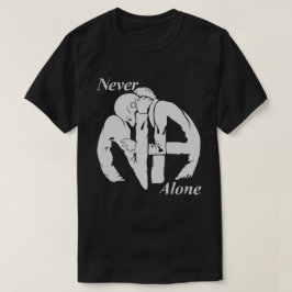 Nooit alleen Narcotica Anonymous T-shirt