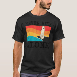 Nooit Alleen Wandelen Kuvaszok Grafisch Wandelen T-shirt