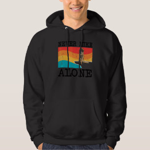 Nooit Alleen Wandelen Leonberger Grafisch Wandelen Hoodie