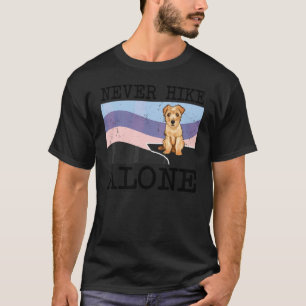 Nooit alleen wandelen Norfolk Terrier Honden Wande T-shirt