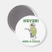 Nooit Arm-A-Dillo Magneet (Voorkant / Achterkant)