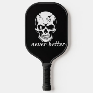Nooit betere schedel grafiek pickleball paddle