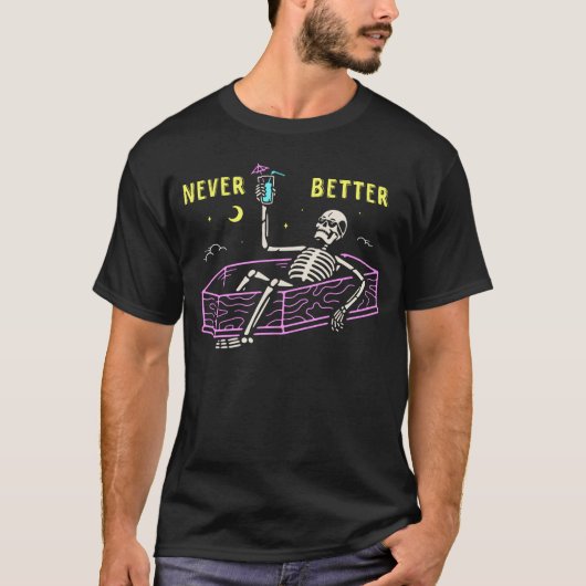 Nooit betere skeletten in Coffin Tshirt Funny Gift (Voorkant)