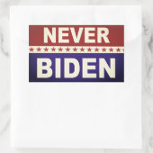 Nooit Biden Rechthoekige Sticker (Tas)