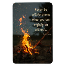 Nooit binnen de deuren wanneer je met recht bij ka