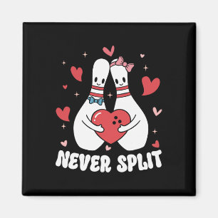 Nooit Bowling Pins Splitsen Valentijnskoppels Scha Magneet