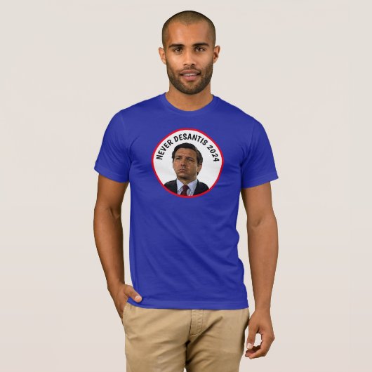 Nooit DeSantis 2024 T-Shirt (Voorkant volledig)