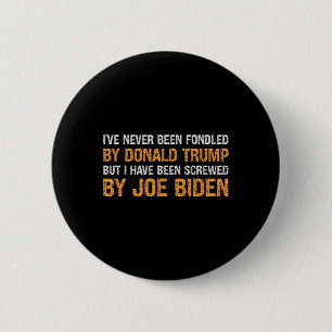 Nooit door Donald Trump in de war gebracht, maar g Ronde Button 5,7 Cm