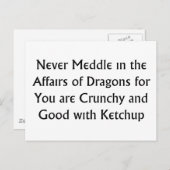 Nooit Dragons Briefkaart (Voorkant / Achterkant)