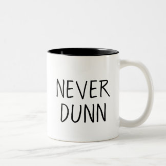 Nooit Dunn Coffee-Mok Tweekleurige Koffiemok