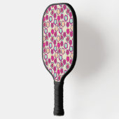 Nooit een bloementuin beloofd pickleball paddle (Links)