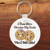 Nooit een Chocolate Chip Cookie Didact Sleutelhanger (Voorkant)