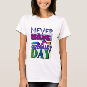 *** Nooit een gewone dag/ SMILE T-Shirt