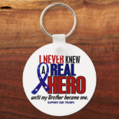 Nooit een hero 2 broeder gekend (steun onze troepe sleutelhanger (Voorkant)