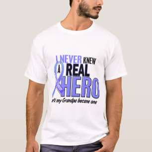Nooit een Hero 2 Opa Prostaatkanker kennen T-shirt