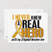 Nooit een Hero 2 Stepdad Appendix Cancer kennen Briefkaart (Voorkant / Achterkant)