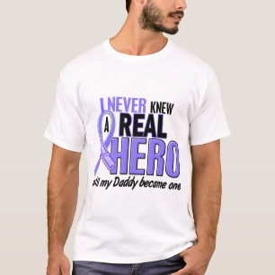 Nooit een Hero Papa Esophageale Kanker gekend T-shirt