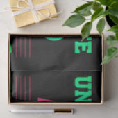 Nooit een meisje onderschatten dat Basketball spee Tissuepapier (Geschenk)