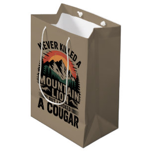 Nooit een poema gedood maar ik heb een cougar gewu medium cadeauzakje