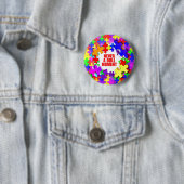 Nooit een saai moment ronde button 5,7 cm (In situ)