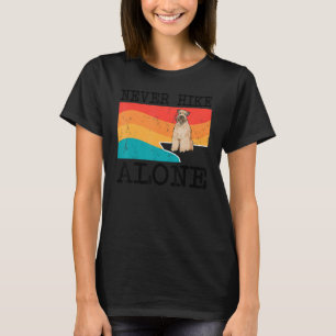 Nooit eenzame Soft Coated Terrier Graph met een za T-shirt